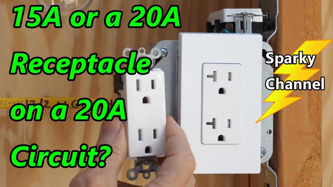 15 Amp Vs 20 Amp Outlet