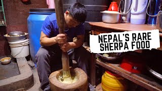 RARE NEPALI STREET FOOD | Sherpa food in KATHMANDU, NEPAL | Nepali + Tibetan food tour in Kathmandu