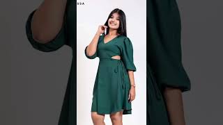 එයාට ඒ ගවුම ලස්සනයි කියන අය කෝ🥰✨💚 #nethmiroshel #foryourpage #trendingshorts #shortvideos #fashion