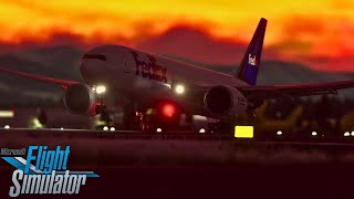 The ULTIMATE PMDG 777 Cargo Experience | Anchorage - Oakland | Full Flight | MSFS