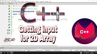 C++ Bangla Tutorials 20 : Getting input for 2D Array