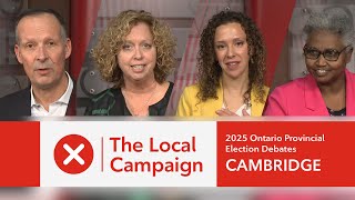 2025 Ontario Election: Cambridge Debate