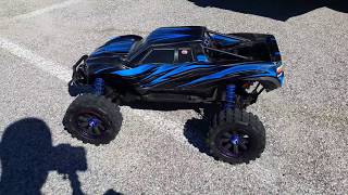 X-maxx 8s speed run 72.5mph