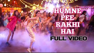 Humne Pee Rakhi Hai FULL VIDEO SONG SANAM RE  Divya Khosla Kumar | Jaz Dhami | Neha Kakkar | Ikka