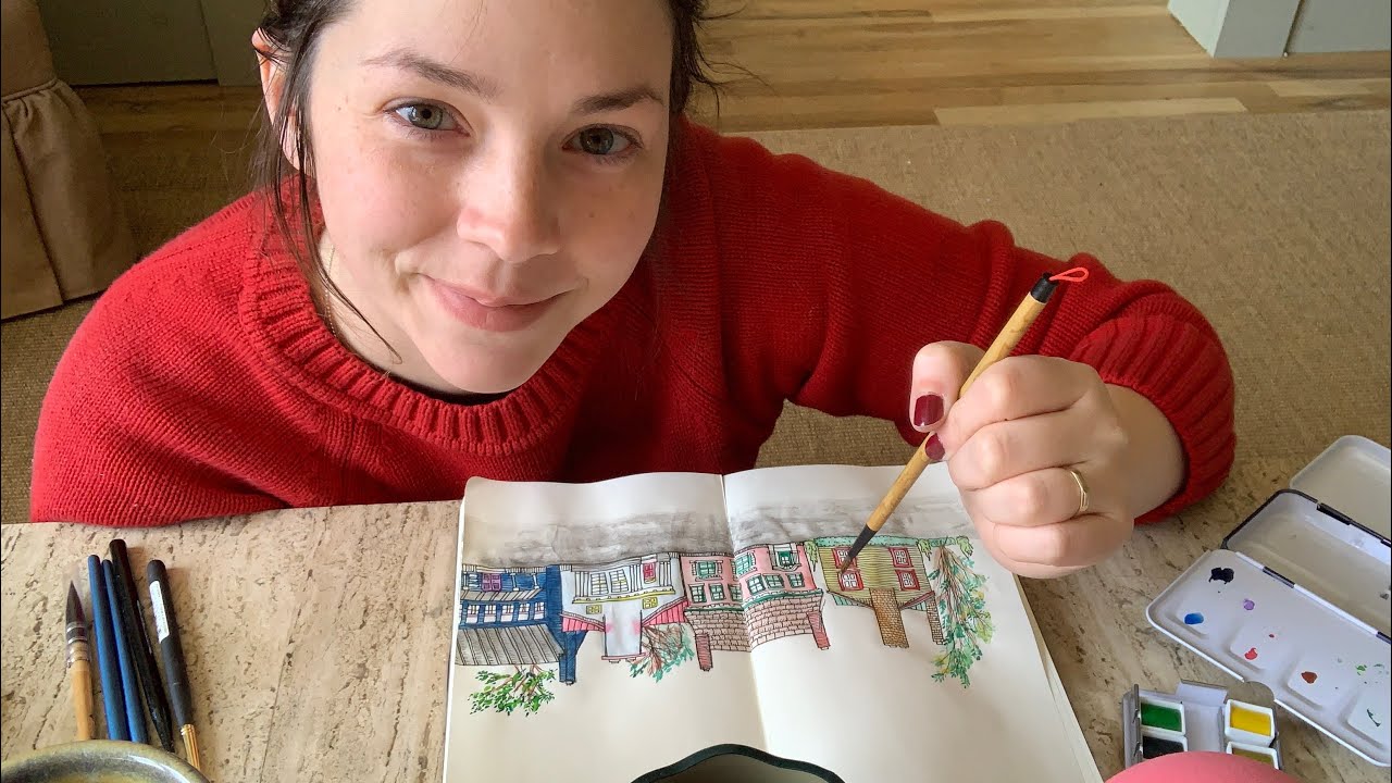 Asmr Watercolor Painting Youtube