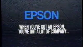 1987 Epson Computers and Printers TV Commercial