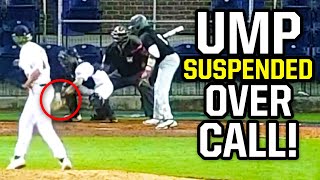 Umpire gets suspended for this call, a breakdown