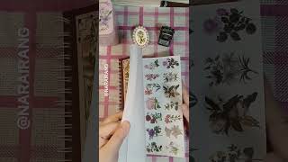 scrapbook sticker book | haul with me | narairang | 2024