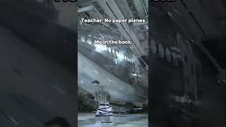 No paper planes 🤓 #boeing #aviation #747 #memes #shorts