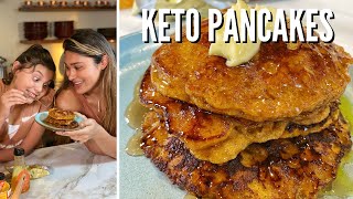 BEST KETO PANCAKES RECIPE! How to Make Keto Pumpkin Pancakes! ONLY 4 NET CARBS!