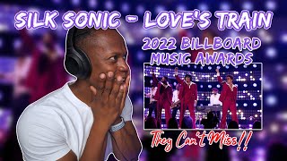 Silk Sonic Billboard Music Awards 2022 Performance Love's Train | FIRST PERFORMANCE REACTION | FIRE