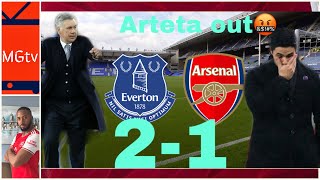 Arteta Out Now! Everton 2-1 Arsenal/ This can not continue/ Relegation 🤬🤬