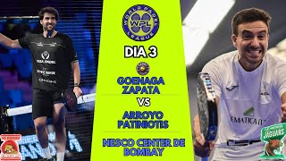 🔥 ¡DUELAZO ÉPICO! 🏆 World Padel League 2025 | Patiniotis/Arroyo vs Zapata/Goenaga | DÍA 3 Highlights