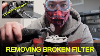 Fuji 16mm 1.4 lens - Removing a broken lens filter  | The WRONG WAY!