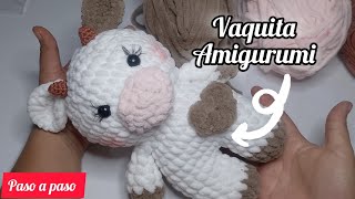 Vaquita amigurumi a crochet parte 1/2 paso a paso desde cero