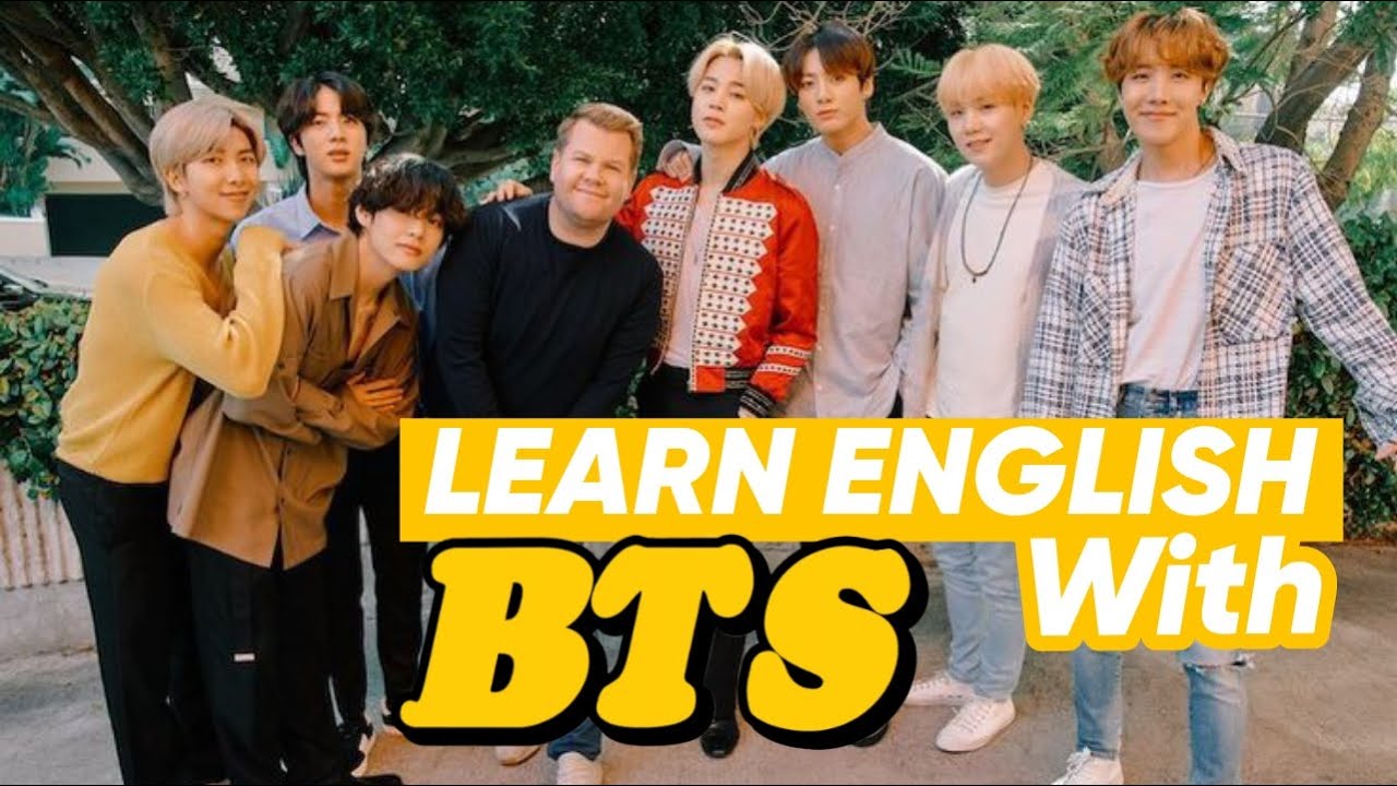 Bts рџ њ Learn English With Bts And James Corden Youtube
