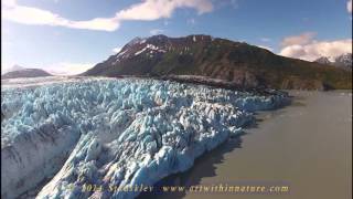 Knik Glacier in the Chugach Mountains of Alaska