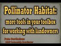 BBHF & MN SWCD - Webinar on Pollinator Habitat