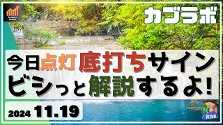 【カブラボ】11/19 日本株に底打ちサインが点灯！ ここから買いがワークするのかビシッと解説します！