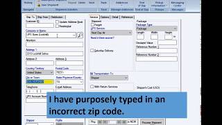 UPS WorldShip - Address Validation
