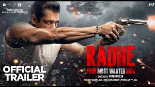 Radhe : Your Most Wanted Bhai |Official Trailer | Salman Khan | Prabhu Deva | EID 2021