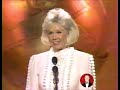 Doris Day Cecil B DeMille Award Golden Globes 1989 Clint Eastwood, James Garner, George Hamilton