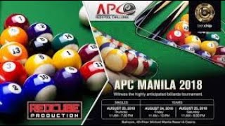 Efren Bata Reyes vs Max Martinez | APC 2018 | REDCUBE Billiards