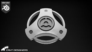 NH56 _ how to model this hard surface design with circle in blender _ blender modeling