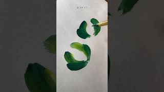 All Green 🐢 #artshorts #diy #paintings #short #yt #blop23