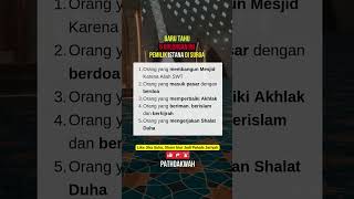 inilah 5 golongan pemilik istana di Surga nanti #dakwah