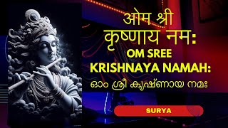 ओम श्री कृष्णाय नम: | OM KRISHNAYA NAMAH : | ഓം ശ്രീ കൃഷ്ണായ നമഃ | கிருஷ்ணாய நம: | SURYA | SUNFLARES