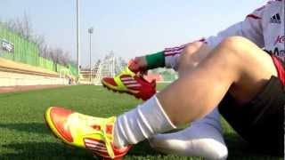 F50 adizero micoach footwear F50 아디제로 마이코치 축구화실착리뷰