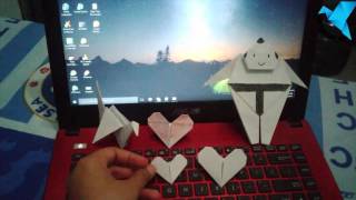 Origami Love Tutorial - Easy Step