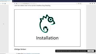 Hur installerar jag Easy Reading?