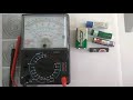 Testing battery good or bad with analog multimeter