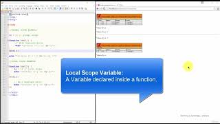 6. PHP Variable Scope