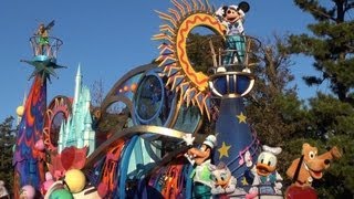 TDL 「あと少しで終わり・・ジュビレーション！」ミッキーとミニーフロート