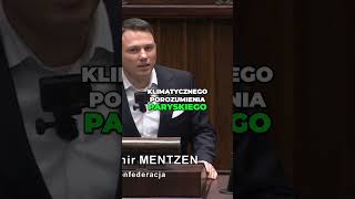 MENTZEN MASAKRUJE ZIELONY ŁAD w SEJMIE!