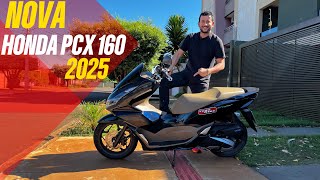 Nova Honda PCX 160 2025 o Scooter mais vendido do Brasil, tudo que você precisa saber