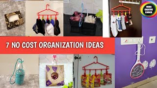 7 New No Cost Home & Kitchen Organization Ideas/ 7 Best Home Hacks That Makes Your Life Easier