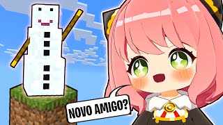 Anya Forger fez um AMIGO no MINECRAFT One Block no Spy x Family Vr