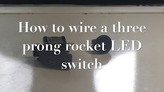 How To Wire LED Rocker switch