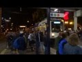 Fans exit Moda Center in Portland Oregon after Imagine Dragon Smoke and Mirrors show 2015-06-03