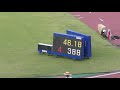 h30　三重インターハイ　女子4x100mr　予選2組