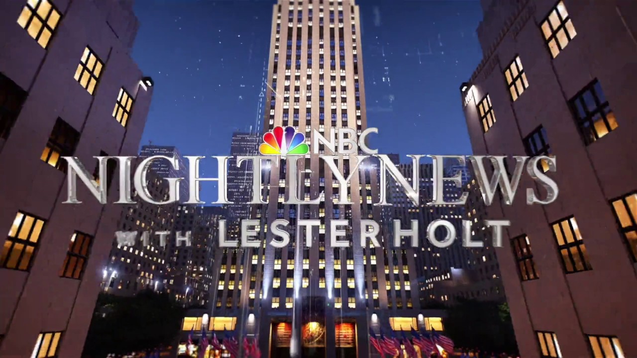 NBC Nightly News With Lester Holt - Show Open - CGI - YouTube