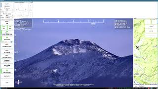 UAV GIMBAL REX 150 - Mountain hut at a distance of 16 km from a VTOL airplane travelling at 90km/h