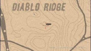 RDR2　オンライン　宝の地図　ディアブロリッジ