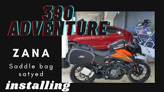 Unboxing my KTM 390 adventure saddle bag stayed / installing on my bike /Aribam vlog