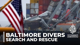 Divers searching for bodies in Baltimore: Six workers on Francis Scott key bridge presumed dead