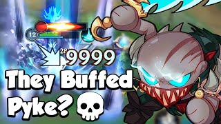 Buffed Pyke is Broken? (200 Years Stun) - Build & Rune - Wild Rift Gameplay